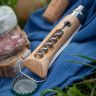 Нож OPINEL №10, нержавеющая сталь, рукоять из бука, со штопором 002578